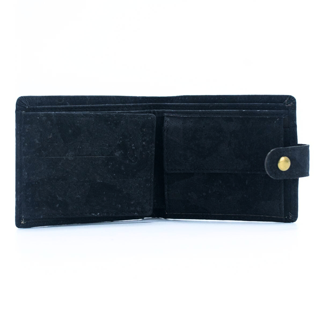 Billetera Tarjetero Hombre de Corcho Sustentable Cuero Vegano