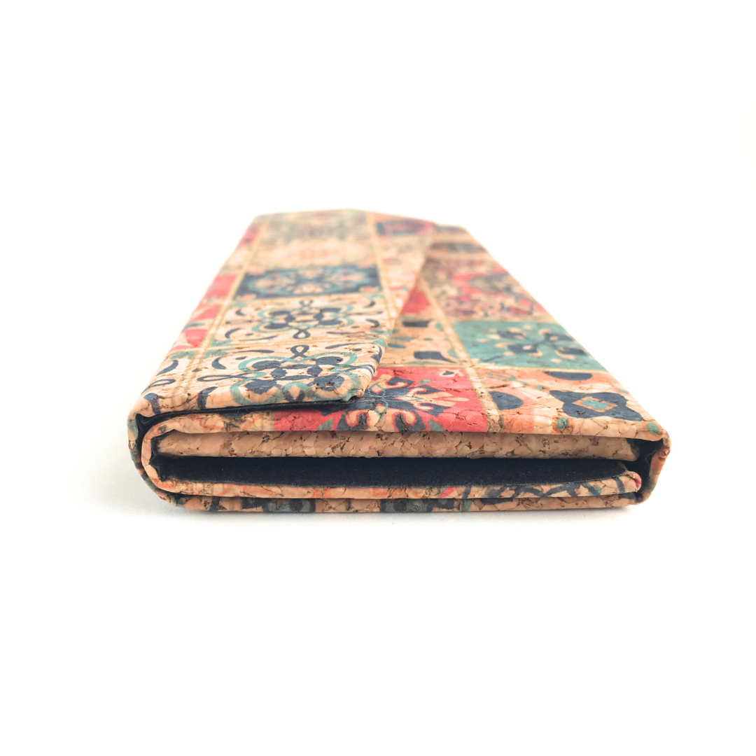 Estuche Plegable para lentes de corcho natural cuero vegano sustentable