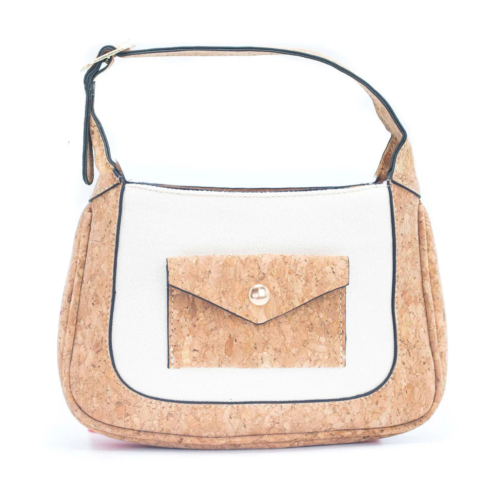 Cartera de Corcho Milán White color blanco moda mujer sustentable