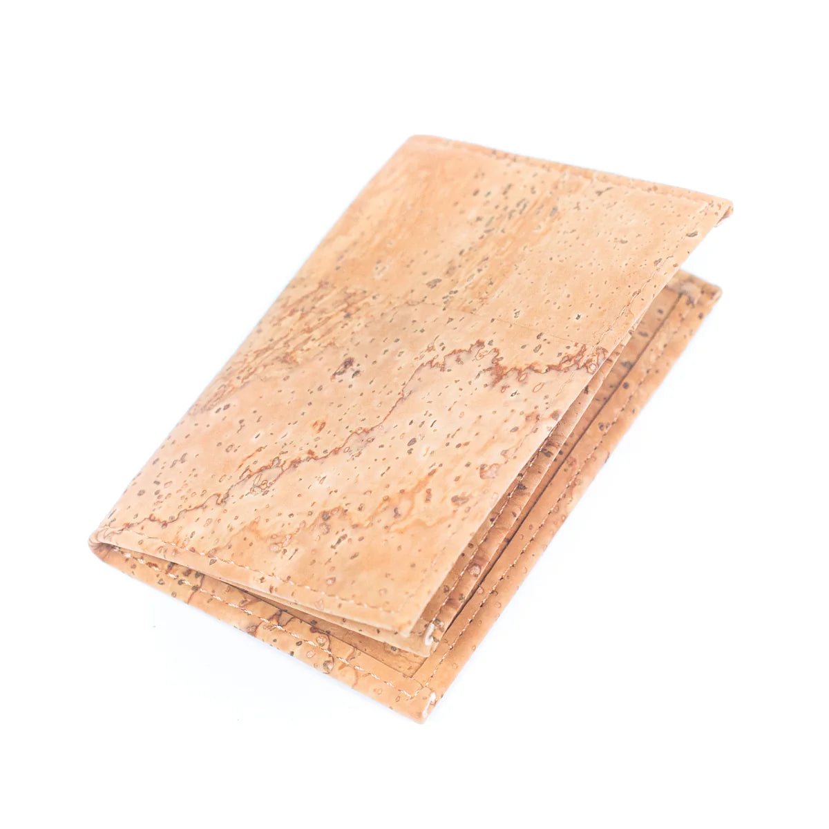 Tarjetero de corcho natural cuero vegano sustentable para hombre