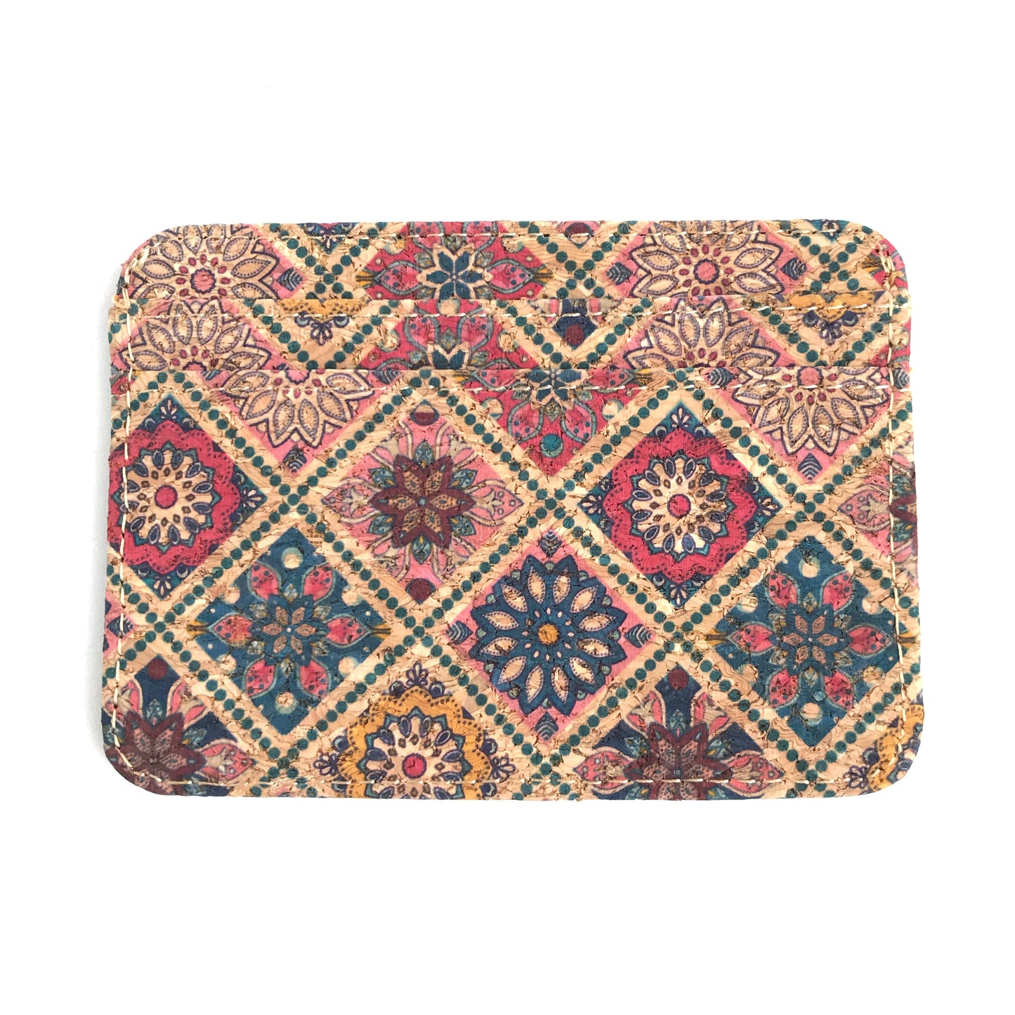 Tarjetero de corcho natural cuero vegano sustentable moda mujer ecológica
