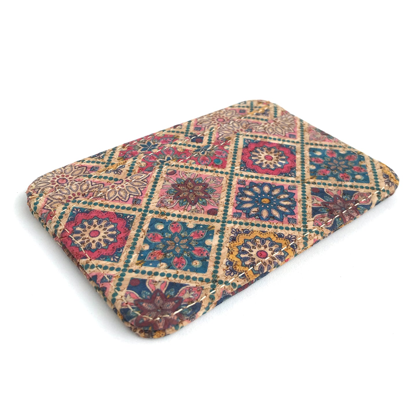 Tarjetero de corcho natural cuero vegano sustentable moda mujer ecológica