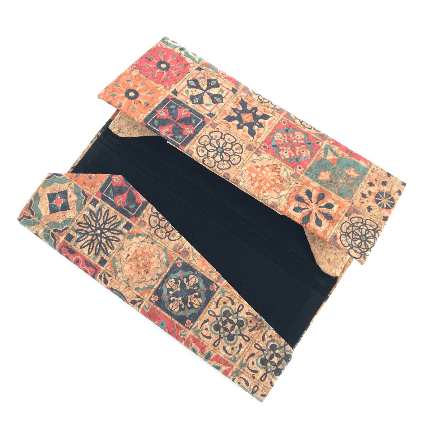 Estuche para lentes plegable de corcho natural