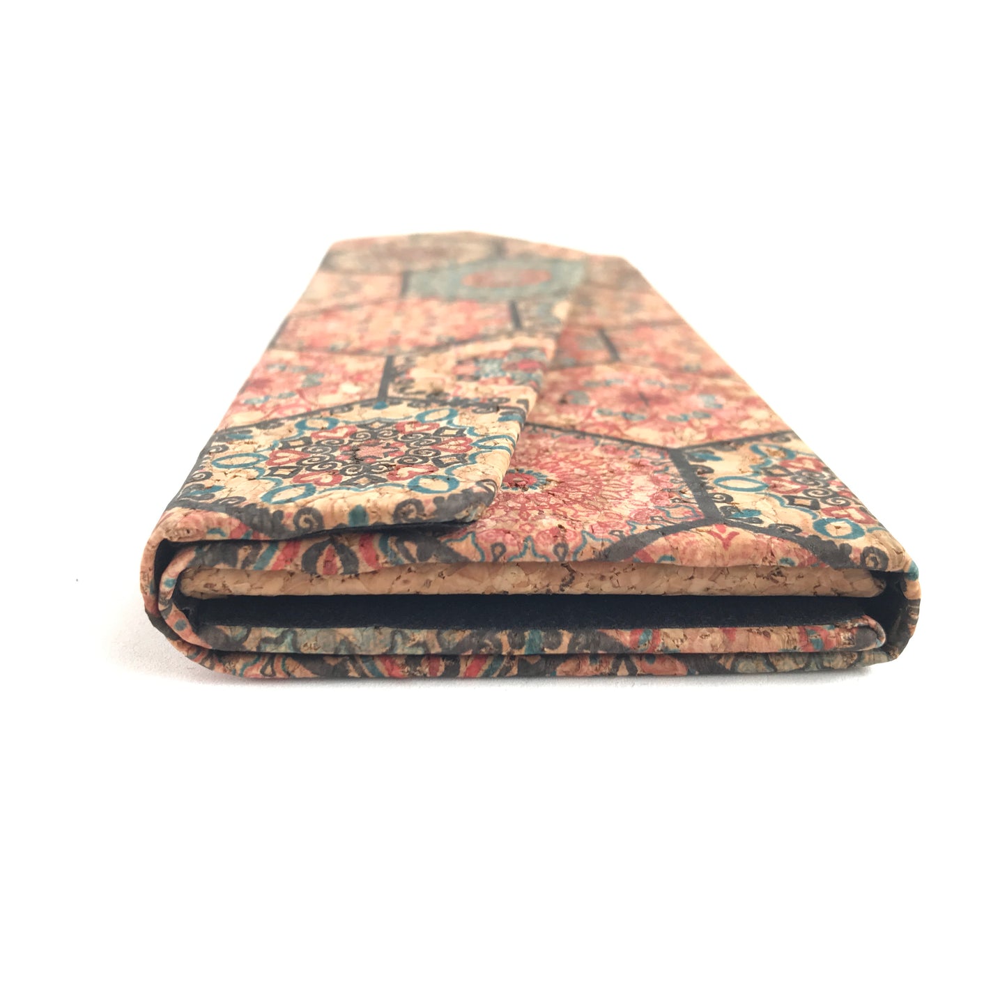 Estuche para lentes mujer de corcho natural cuero vegano sustentable diseño portugués