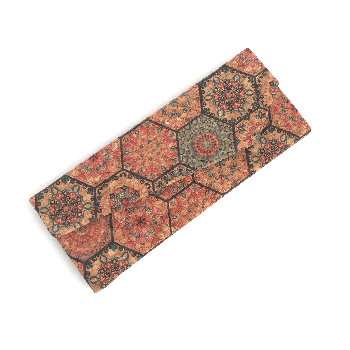 Estuche plegable para lentes de sol u ópticos de corcho natural cuero vegano sustentable