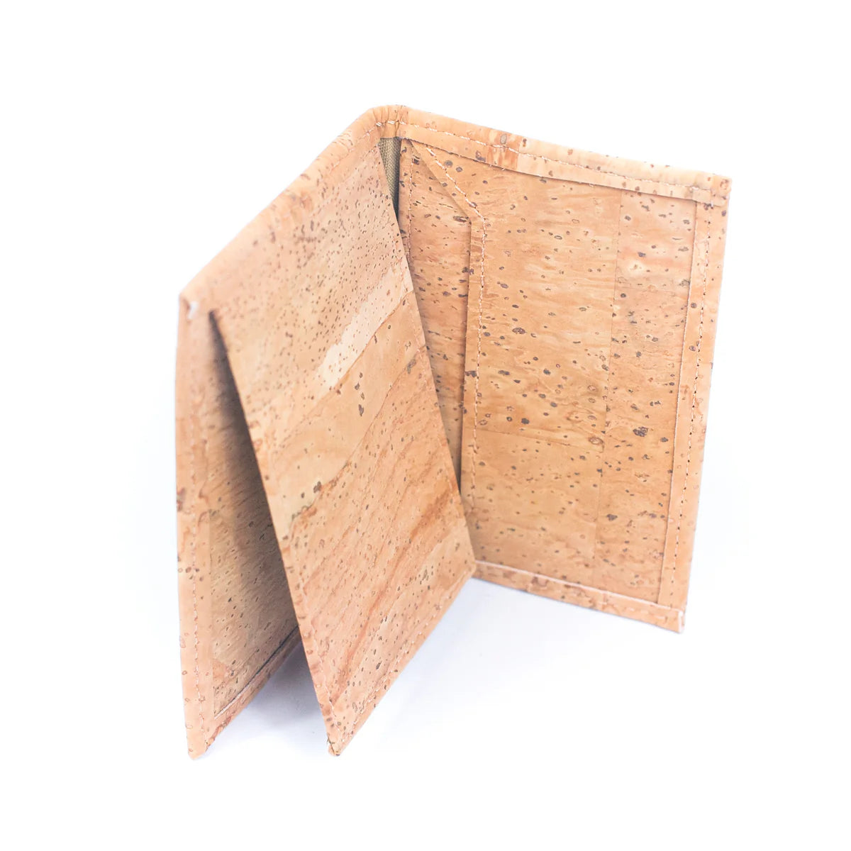 Tarjetero de corcho natural cuero vegano sustentable