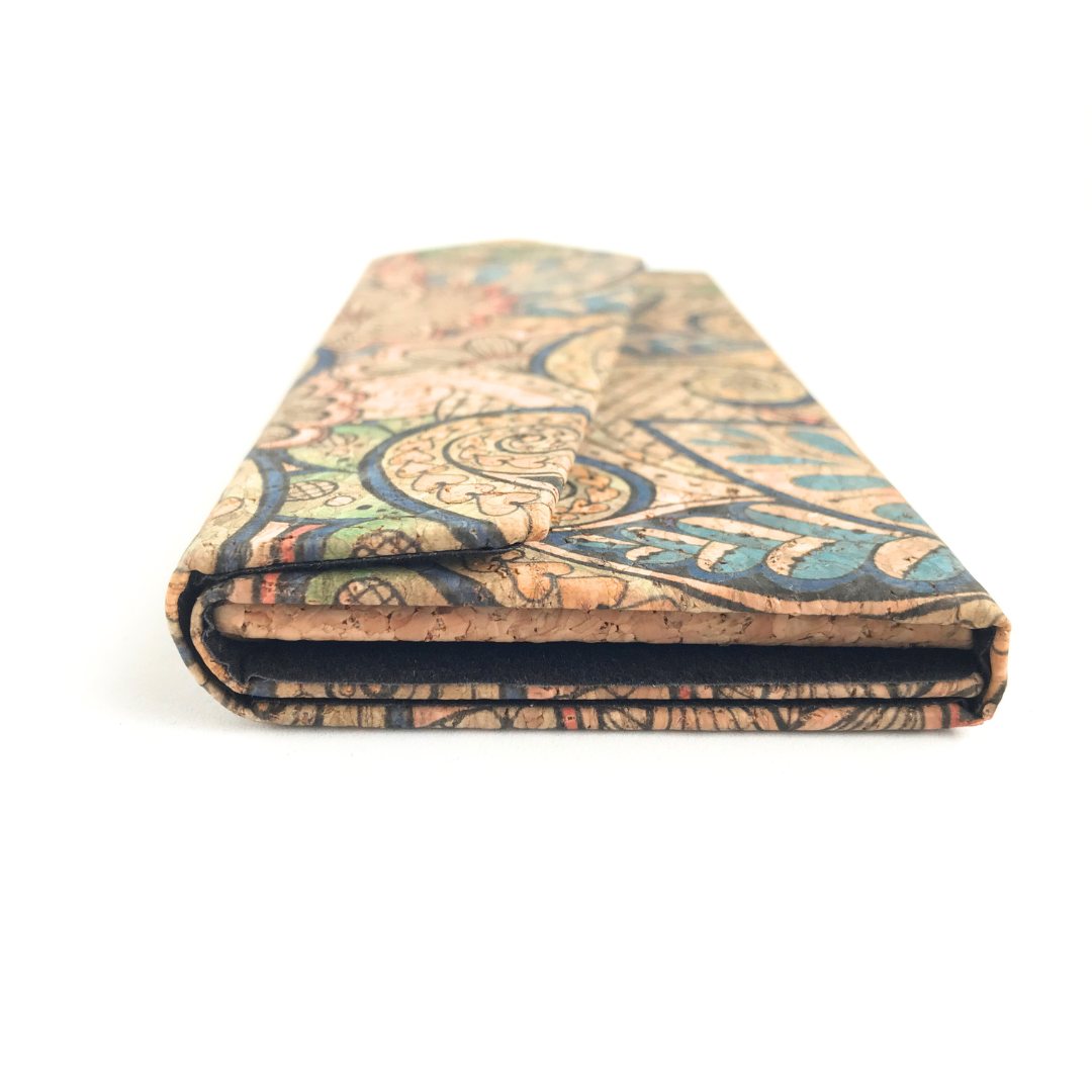 Estuche plegable para lentes de sol de corcho natural vegano y sustentable