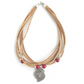Collar de Corcho Portugués y Zamac Corazón de Viana