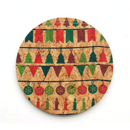 Posavasos de corcho Edición Navideña Limitada