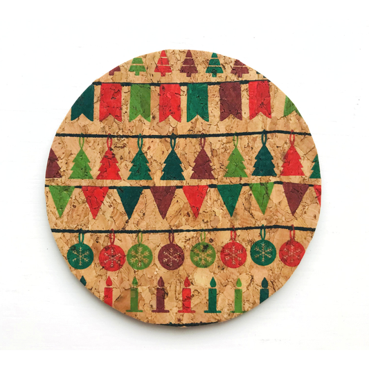 Posavasos de corcho Edición Navideña Limitada