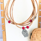 Collar de corcho portugués Corazón de Viana 