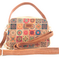 Cartera de corcho correa larga de eco cuero ajustable y removible