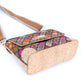 Cartera de Corcho Natural Base ancha para mayor espacio 