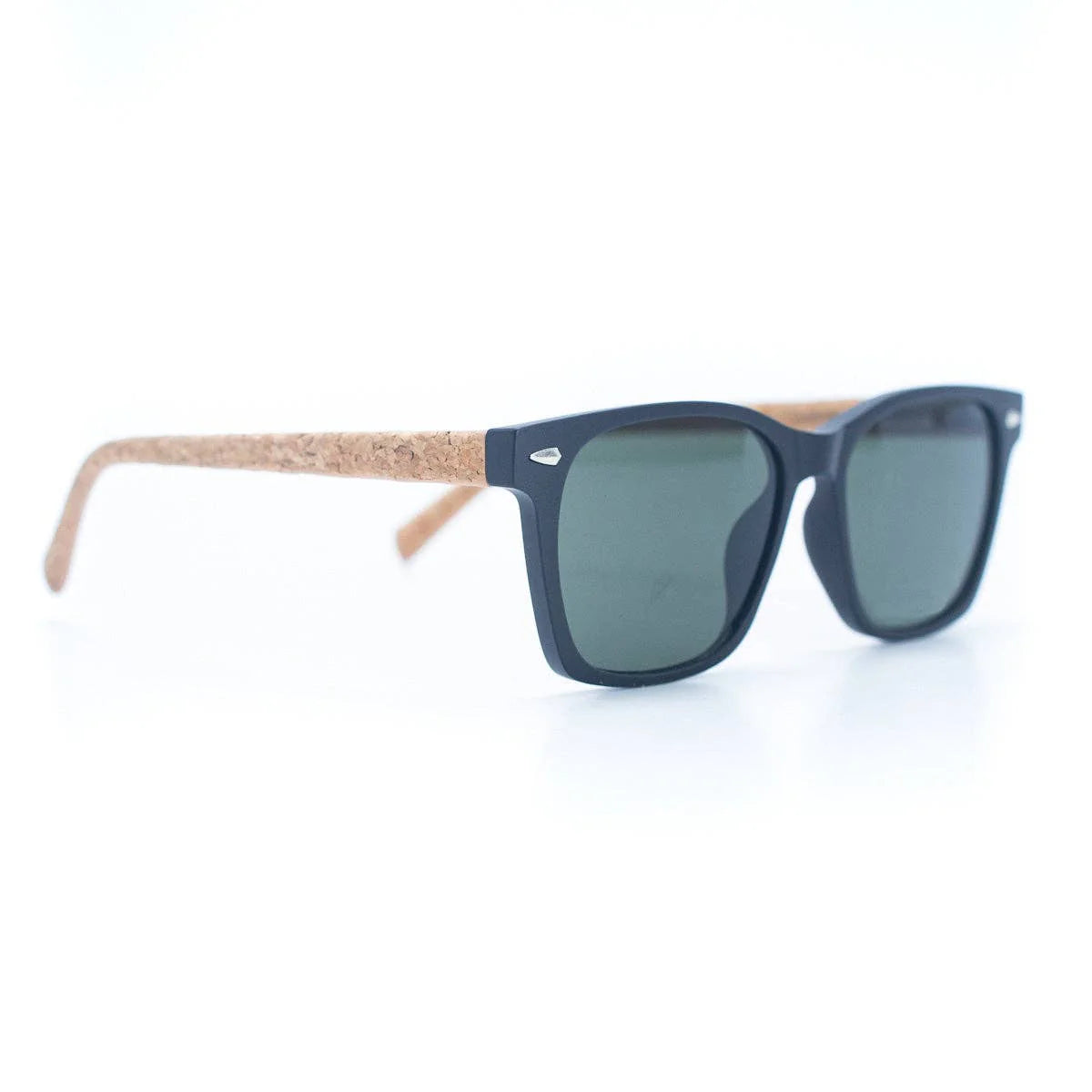 Lentes de sol Hombre Madera de Corcho Natural Moda Vegana Sustentable con Protección UV