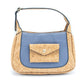 Cartera Milán Celeste de Corcho Cuero Vegano Sustentable Moda Mujer Sustentable Correa intercambiable de corta a larga se puede llevar al hombro o en la mano con correa corta o alargar la correa y llevar cruzada