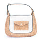 Cartera de Corcho Milán White color blanco moda mujer sustentable