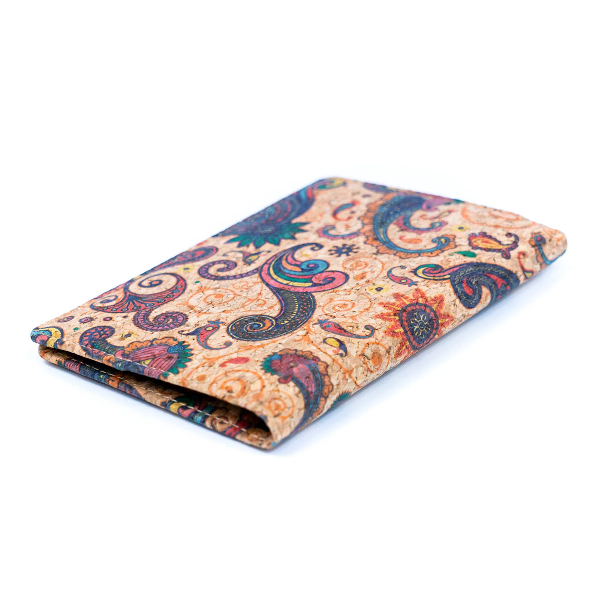 portapasaportes de corcho boho