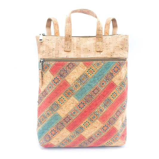 Mochila Jaipur Rojo-Turquesa