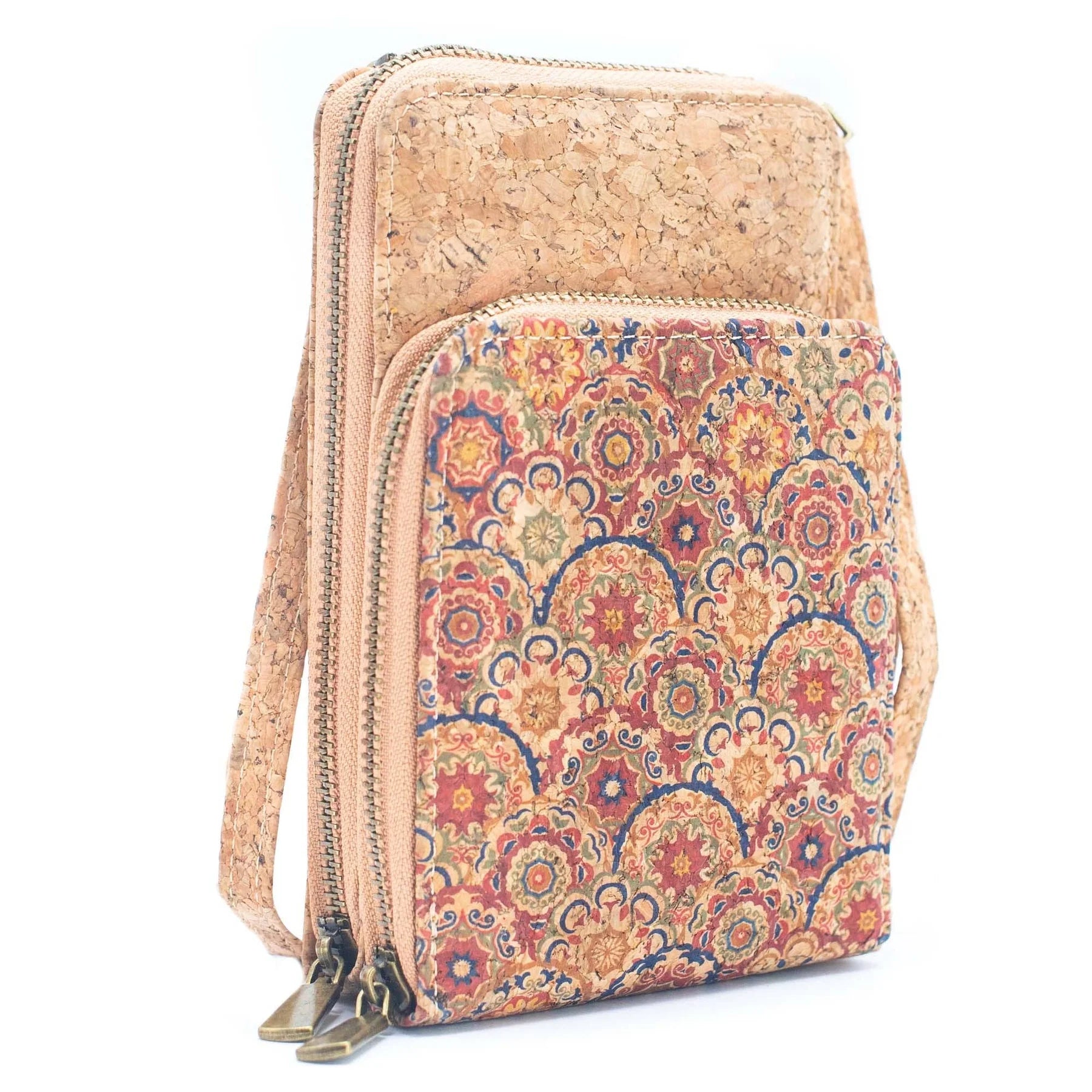 Bandolera Cartera para celular de corcho portugues vegano y sustentable