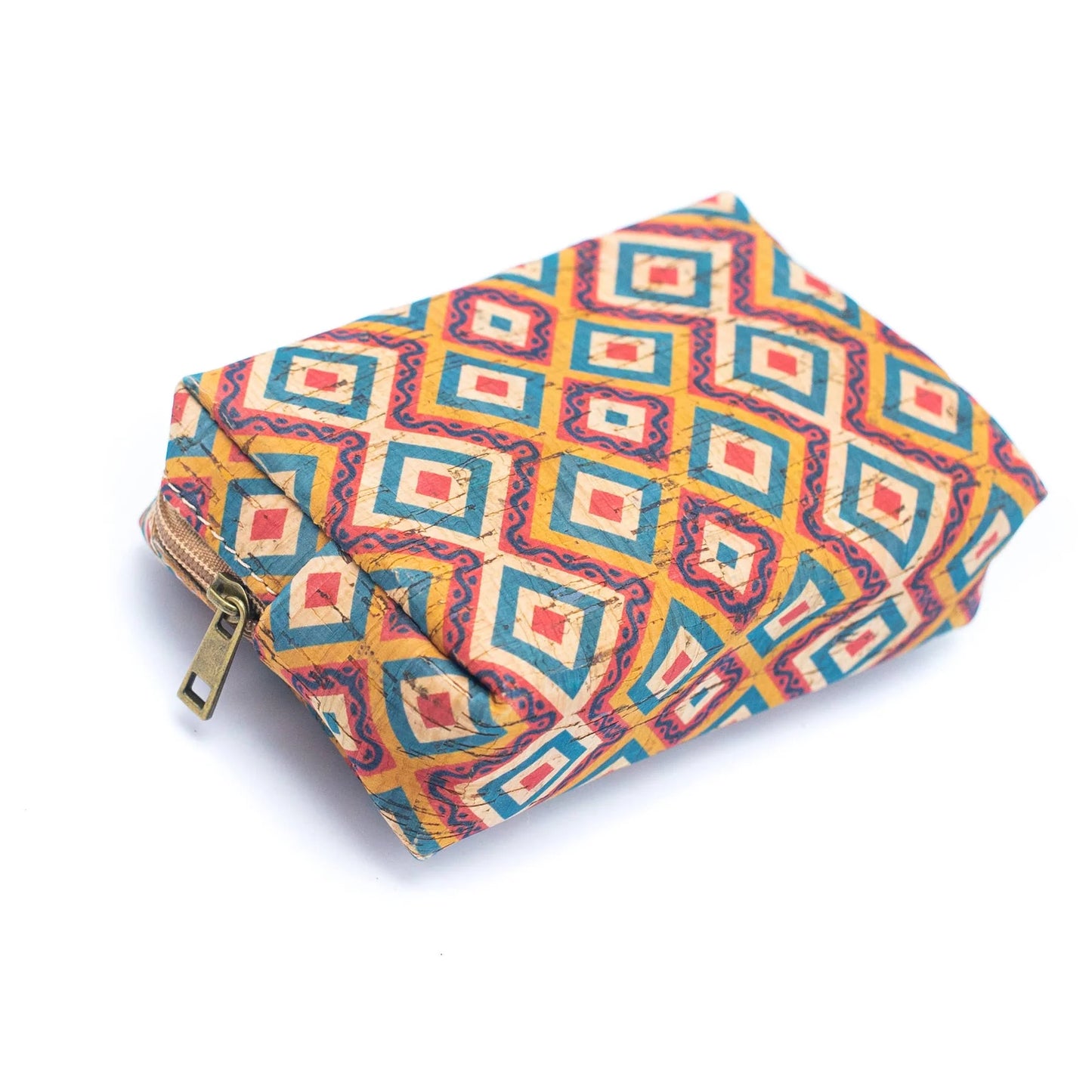 Mini Cosmetiquero Mujer de Corcho Natural Vegano para Cartera Sustentable