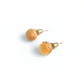 aros de madera color amarillo dorados