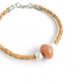 Pulsera de Corcho Trenzado Moda Vegana Sustentable Mujer Tendencia