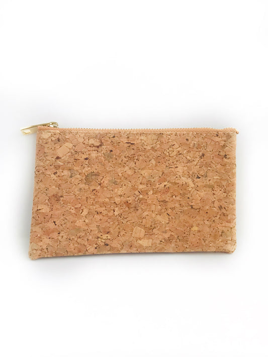 Estuche de corcho portugués natural cuero vegano sustentable