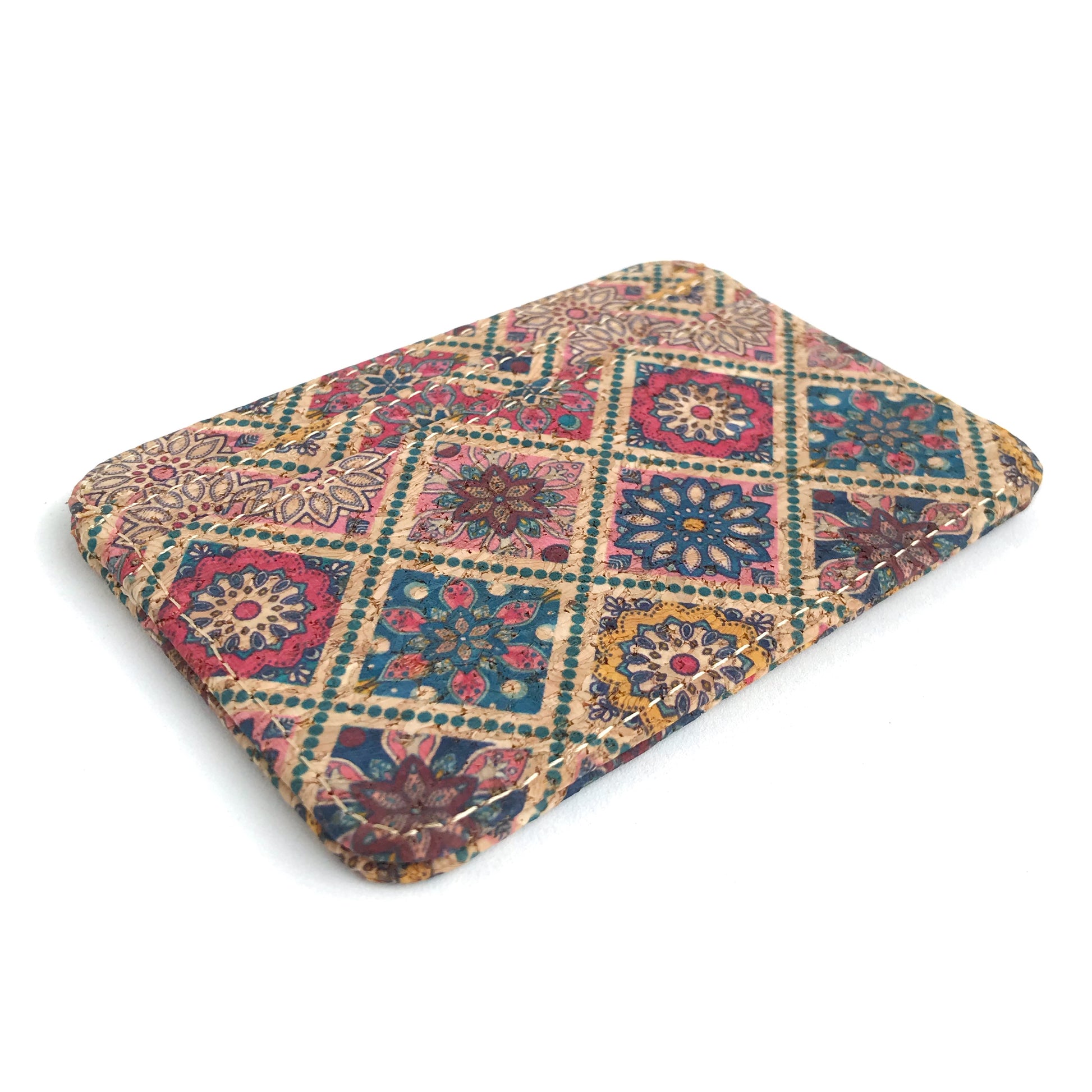 Tarjetero de corcho natural cuero vegano sustentable moda mujer ecológica