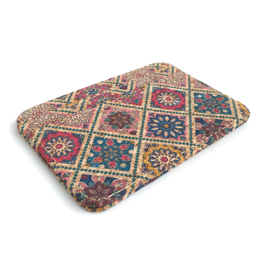 Tarjetero de corcho natural cuero vegano sustentable moda mujer ecológica