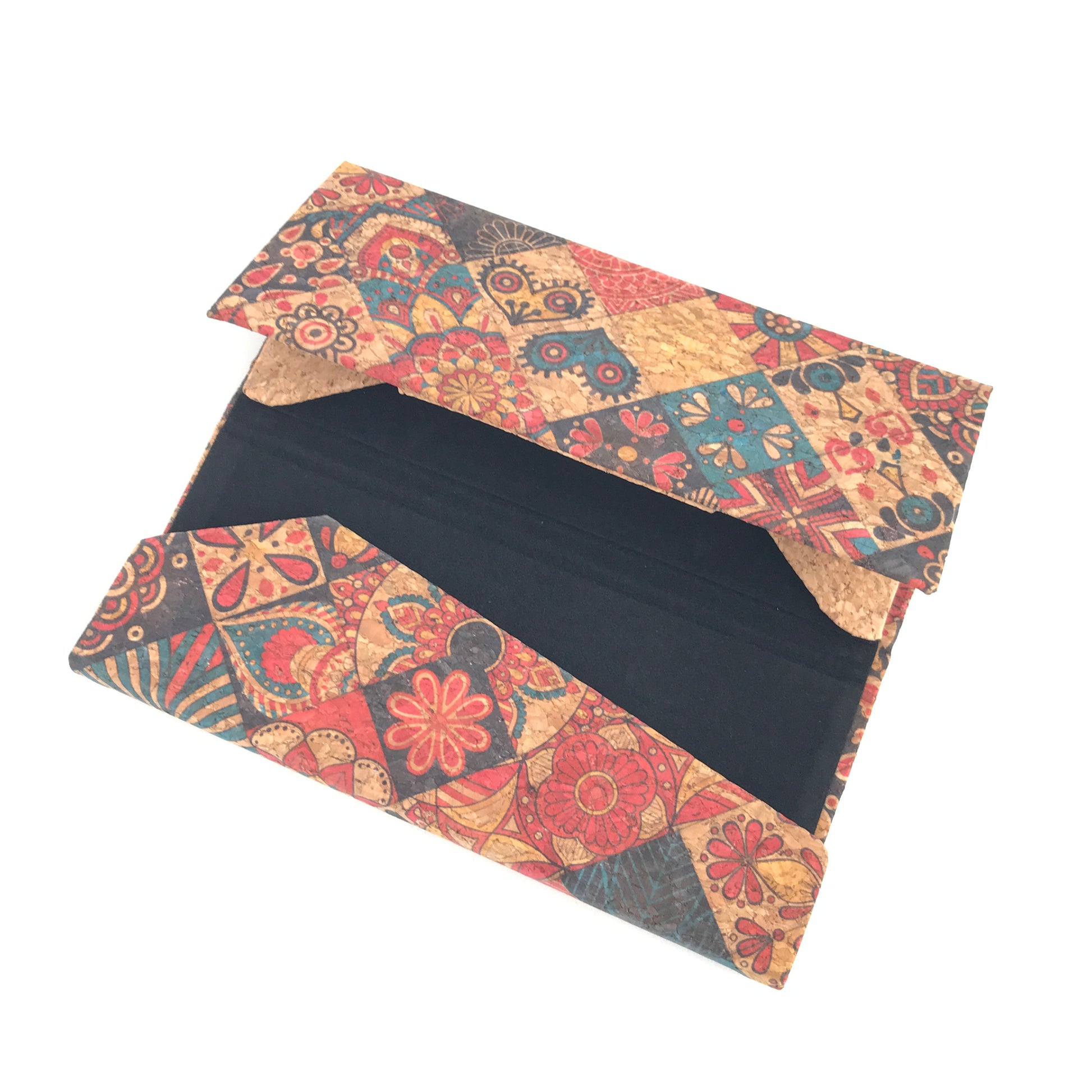 Estuche plegable para lentes de sol/ópticos de corcho natural cuero vegano mujer sustentable