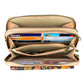 Interior bandolera portacelular cartera mujer de corcho sustentable vegano