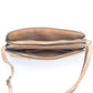 Interior cartera de corcho forrado correa ajustable triple compartimiento para amplio espacio