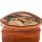 Cartera de corcho portugués y eco cuero interior forrado detalles dorados