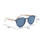 Medidas lentes de sol de corcho natural moda vegana y sustentable mujer
