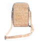 Bandolera Portacelular Cartera de corcho vegano sustentable 
