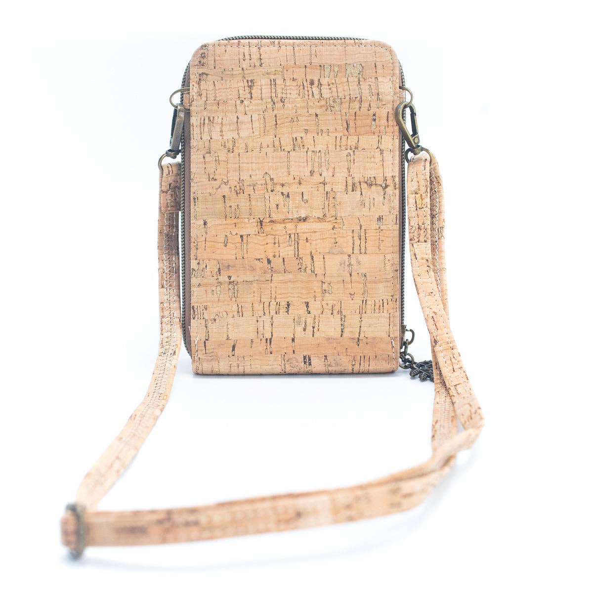 Bandolera Portacelular Cartera de corcho vegano sustentable 