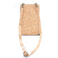 Cartera de corcho correa ajustable portacelular 
