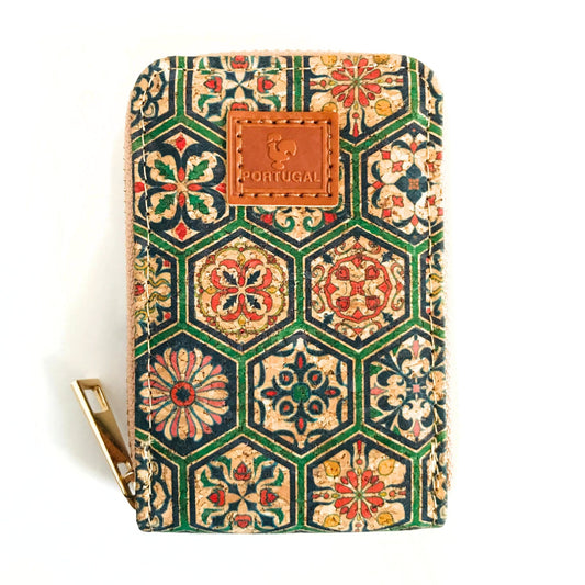 Tarjetero Leque Verde