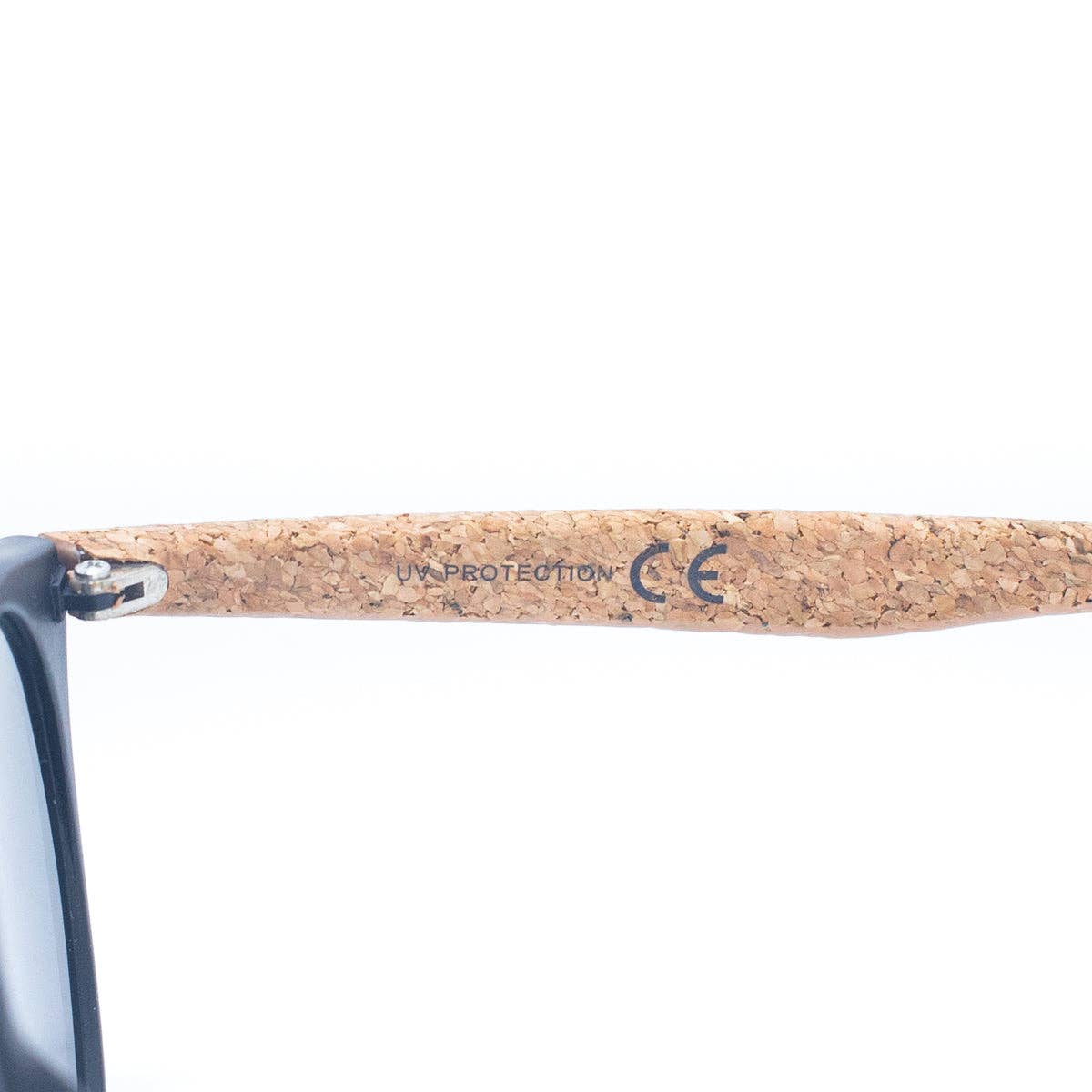 Lentes de sol de corcho natural protección uv vegano y sustentable