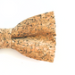 Corbatín de Corcho Natural Madera de Alcornoque Moda Hombre Sustentable