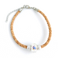 Pulsera de Corcho Aesthetic y ZAMAC apta para veganos bisutería sustentable tendencia moda mujer