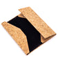 Estuche para lentes plegable de corcho natural para lentes de sol y ópticos accesorio mujer sustentable